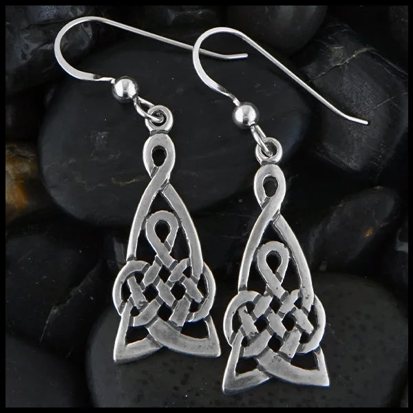 Mother's Knot Drop Earrings