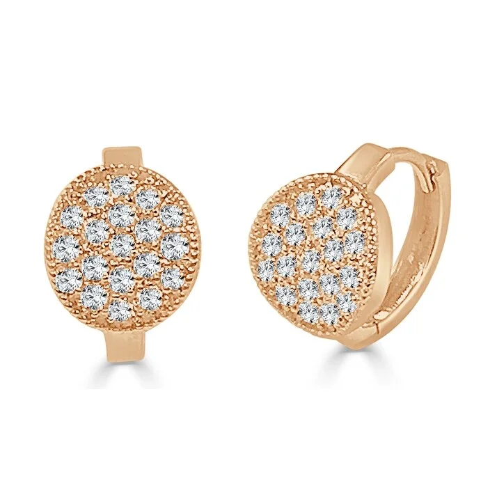 Joelle Diamond Earrings 14K Rose Gold 5/8ct TDW