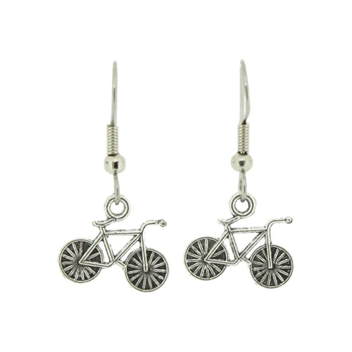 Bicycle Charm Earrings