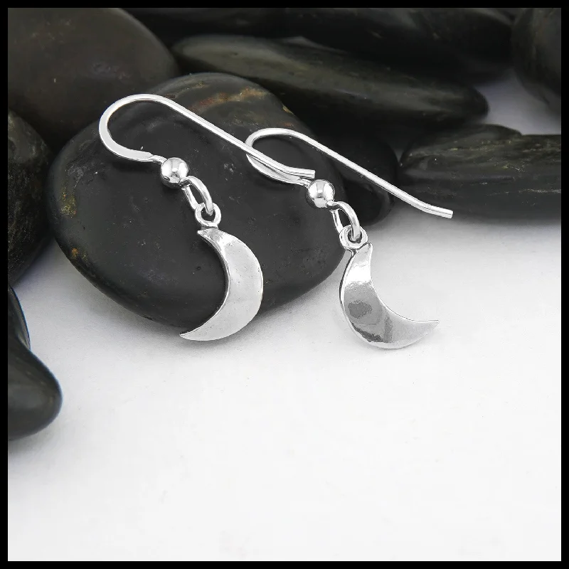 Crescent moon Drop Earrings