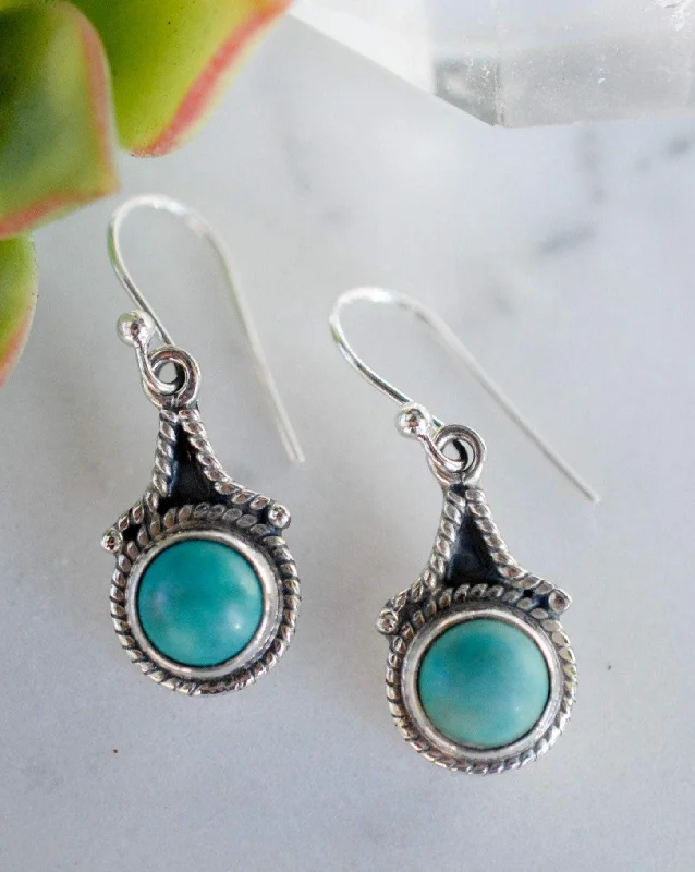 Turquoise Earrings ~ Sterling Silver 925 ~ ME148