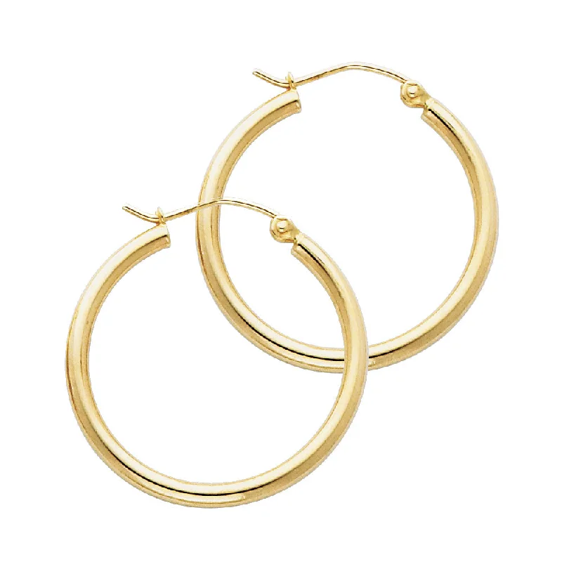 14K Gold Hoop Earrings