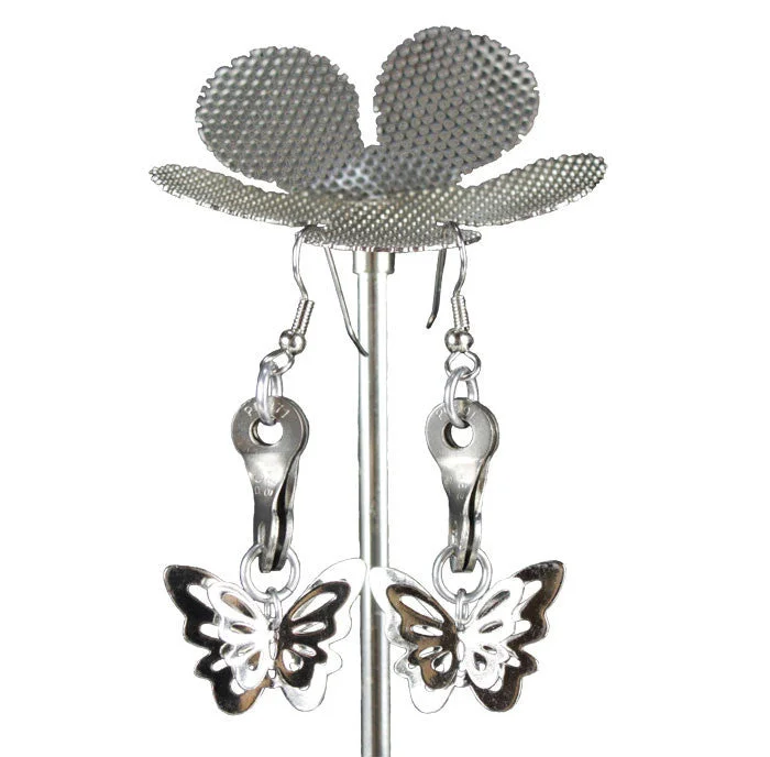 Stainless Steel Butterfly Earrings - Wholesale