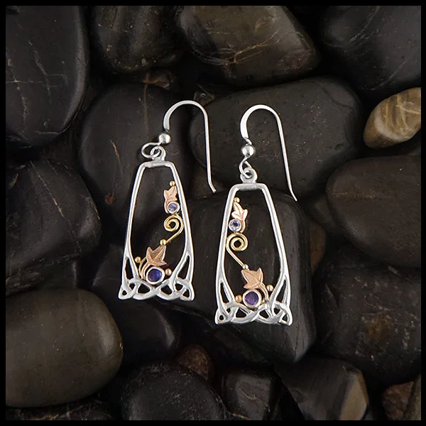 Custom Ivy Tanzanite Earrings