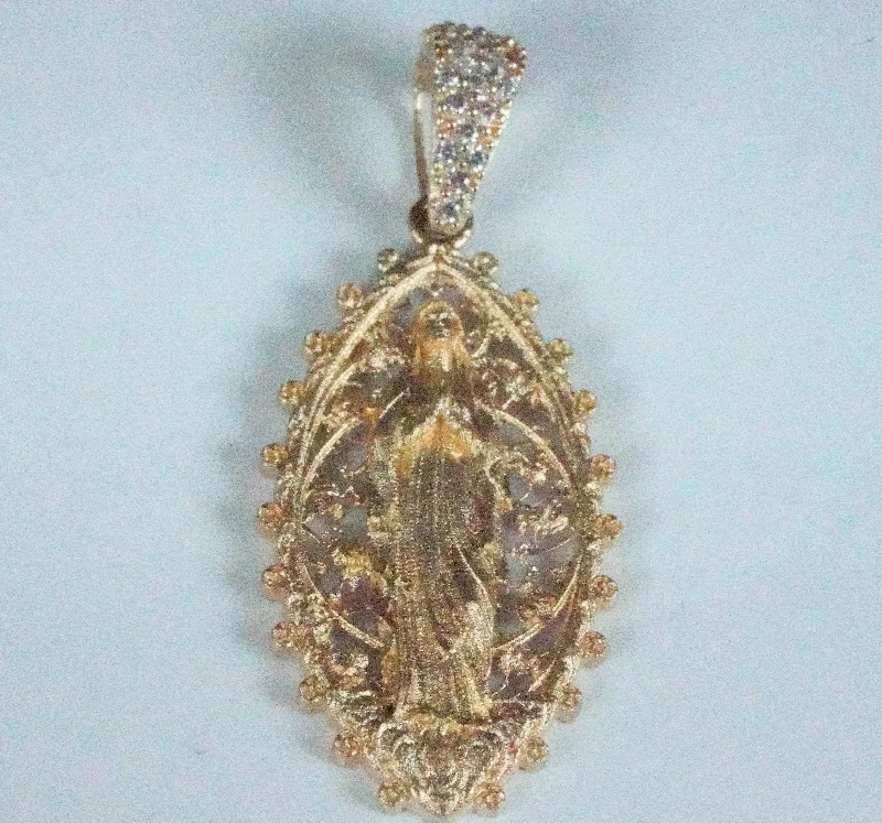 Virgen de la Altagracia 14K Yellow Gold