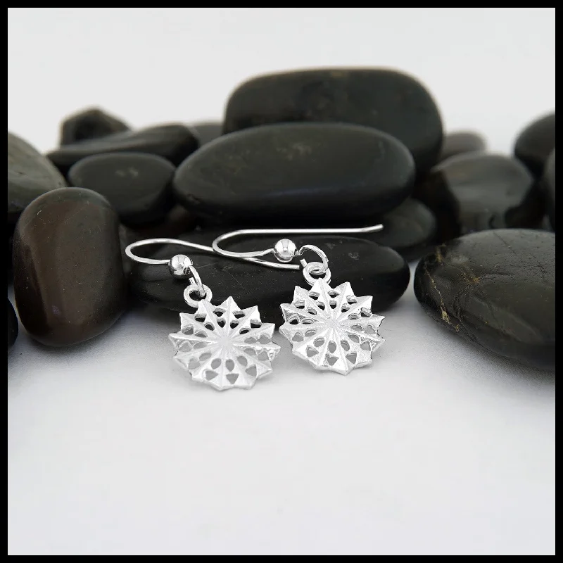 Dainty Cheryl's Snowflake Earrings