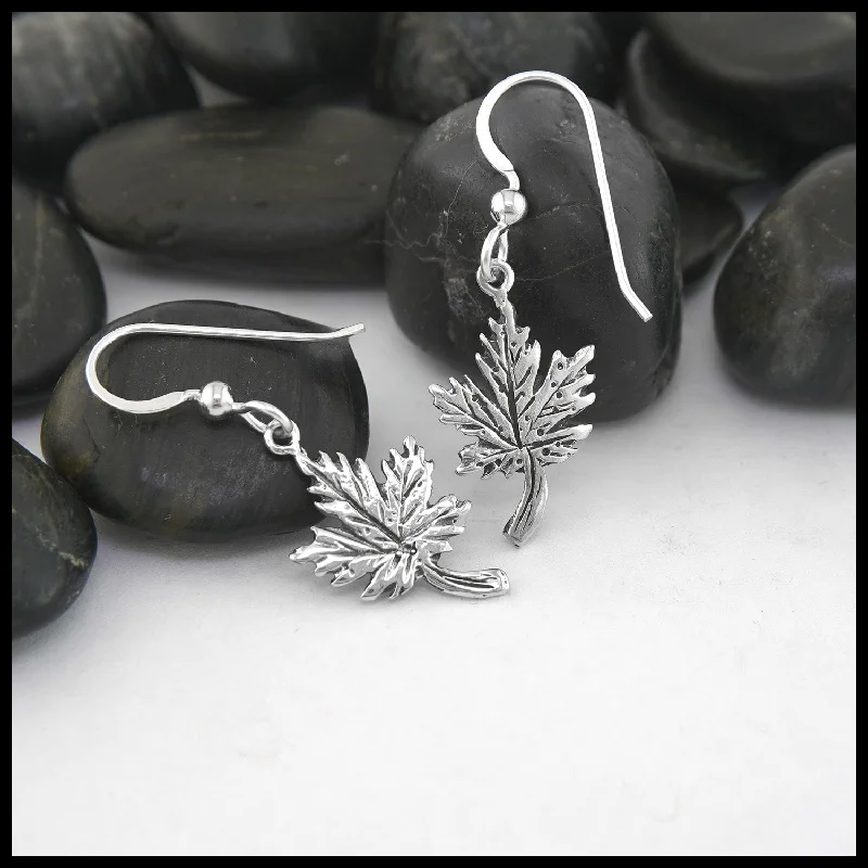 Medium Maple Leaf Drop Earrings