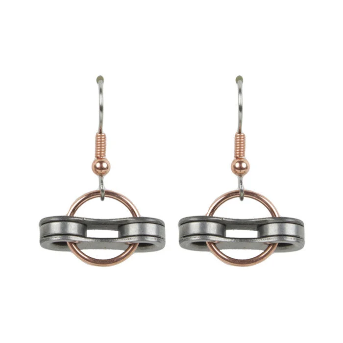 Saucer Link Earrings