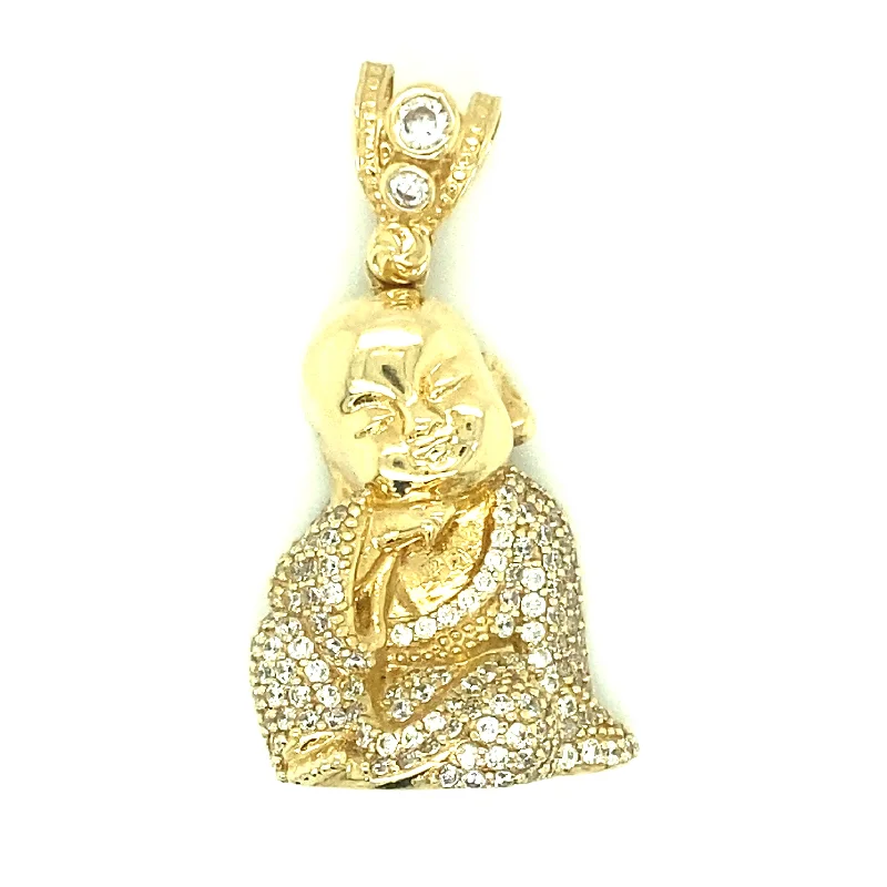 Buddah 14K Yellow Gold