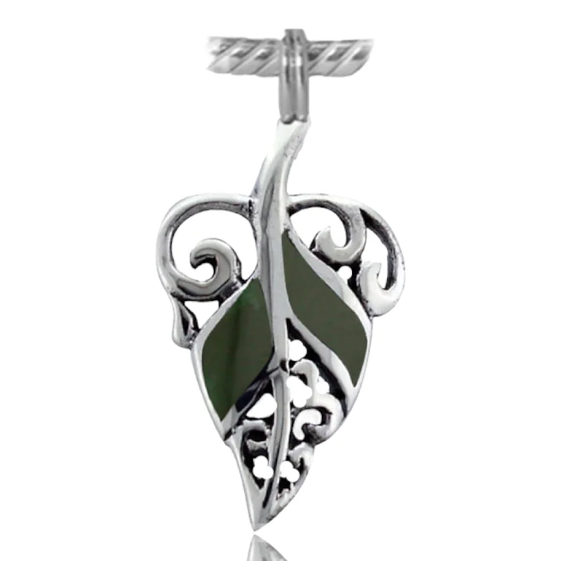 JC04  925 Sterling Silver Jade Charm