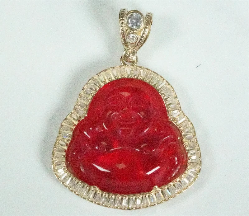 Red Buddha Pendant