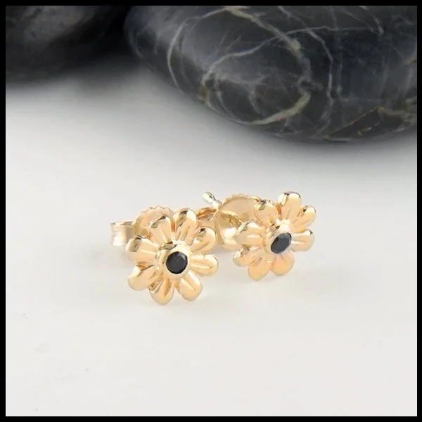 Black Eyed Susan Post Earrings