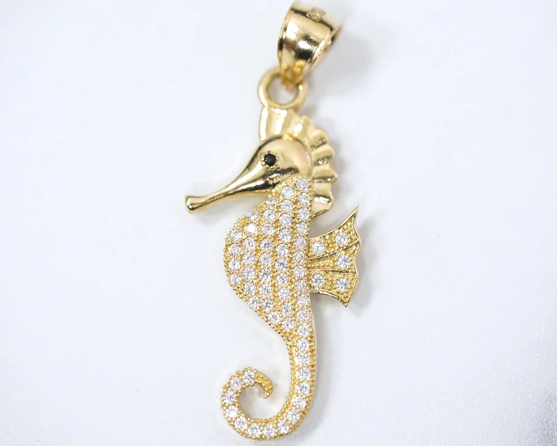 SeaHorse 14K Yellow Gold