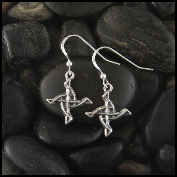 St. Brigid Earrings in Silver