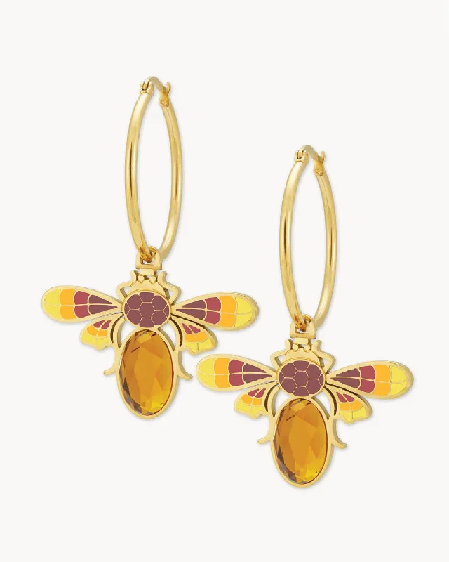 Happy Bee Earrings Set