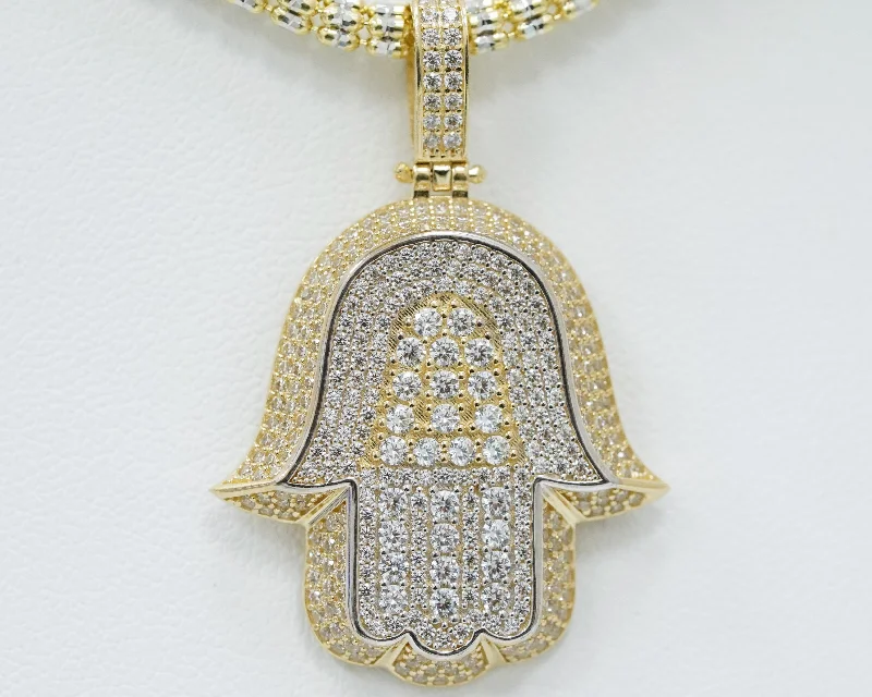 Hamsa 14K Yellow Gold