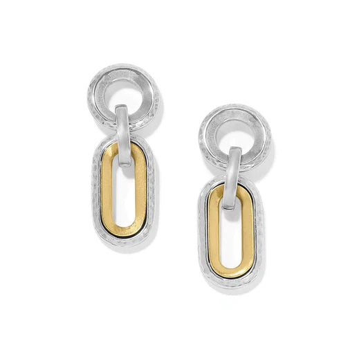 Brighton | Medici Two Tone Link Post Drop Earring