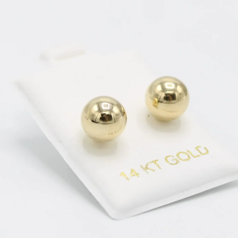 14K 🪩Sphere🪩 Baby Girl Earring  Yellow Gold