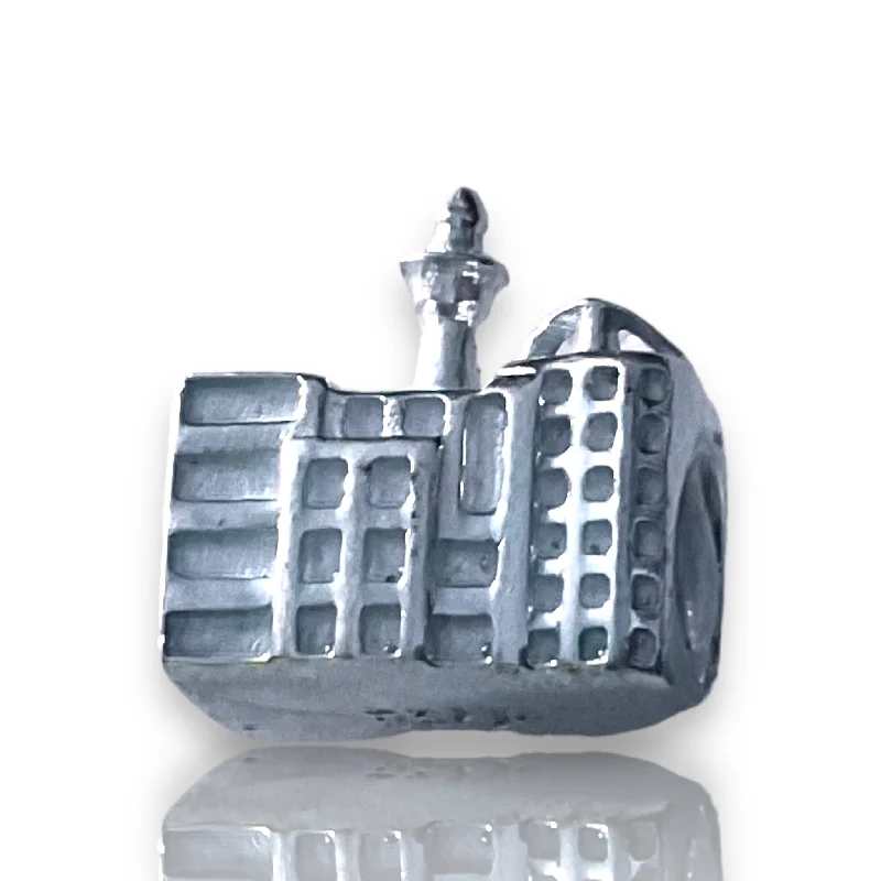 AA22 Sacred NZ 925 Sterling Silver New Zealand Auckland Sky Tower Charm Bead-SALE