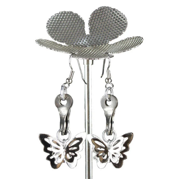 Stainless Steel Butterfly Earrings