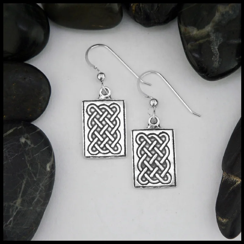 Complex Weave Celtic Earrings