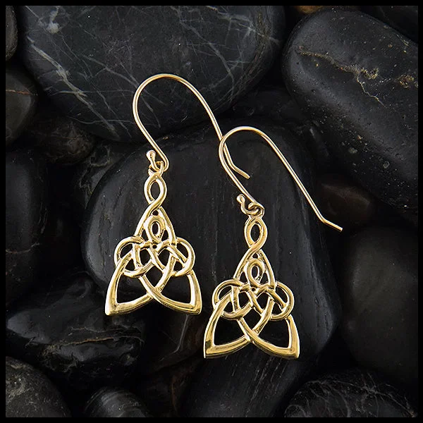 Small Mother's Knot Drop Earrings