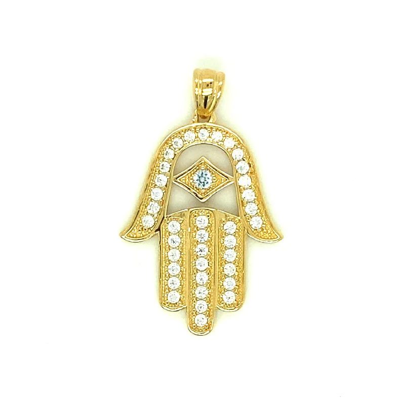 Hamsa 14K Yellow Gold