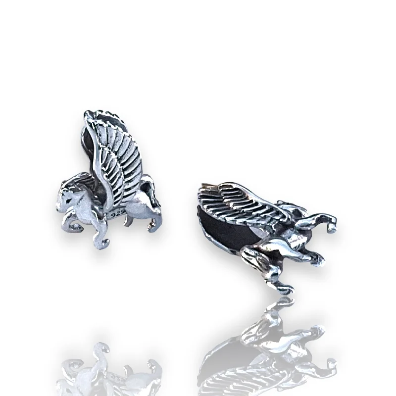 AA25 Sacred NZ 925 Sterling Silver Pegasus Charm Bead