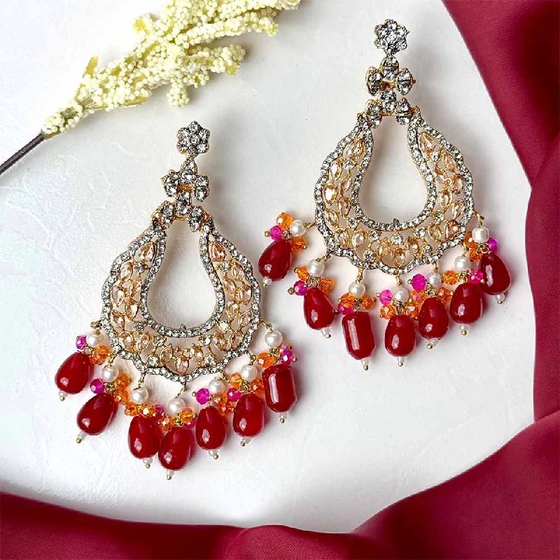 Geeta Earrings (Red)