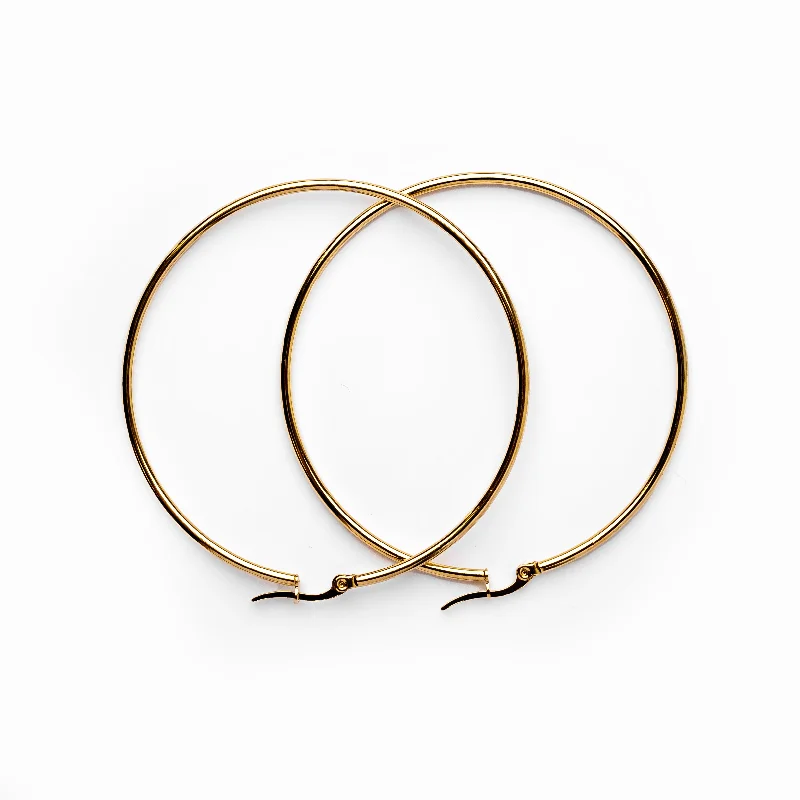 Hoop Earrings - Gold