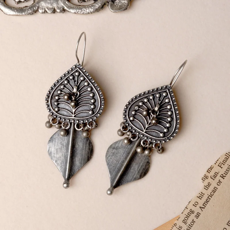 Teejh Rabhya Silver Oxidised Earrings