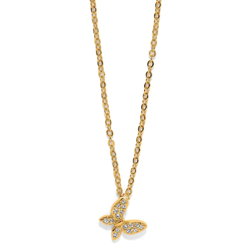 Enchanting Butterfly Necklace Gold