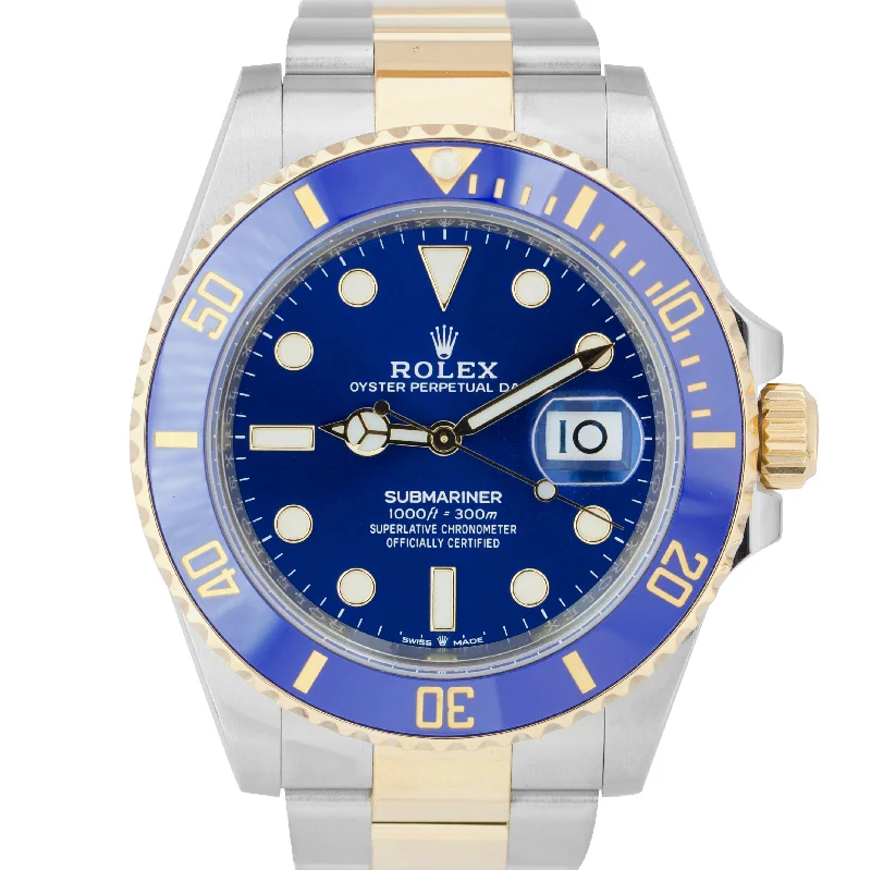 NEW SEPT 2023 PAPERS Rolex Submariner Date 41mm Ceramic 18K Gold 126613 LB B+P