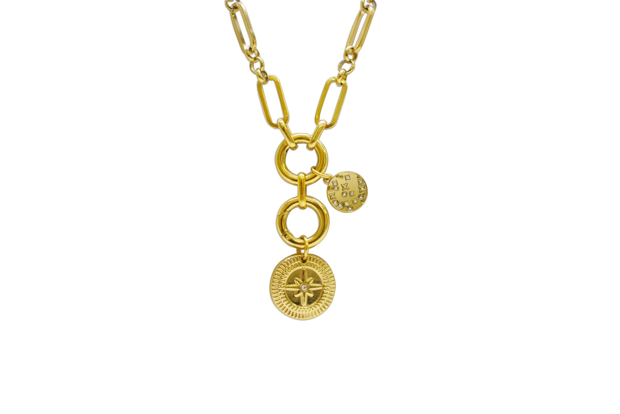 Inner Compass - Charm Up! Necklace (GOLD)