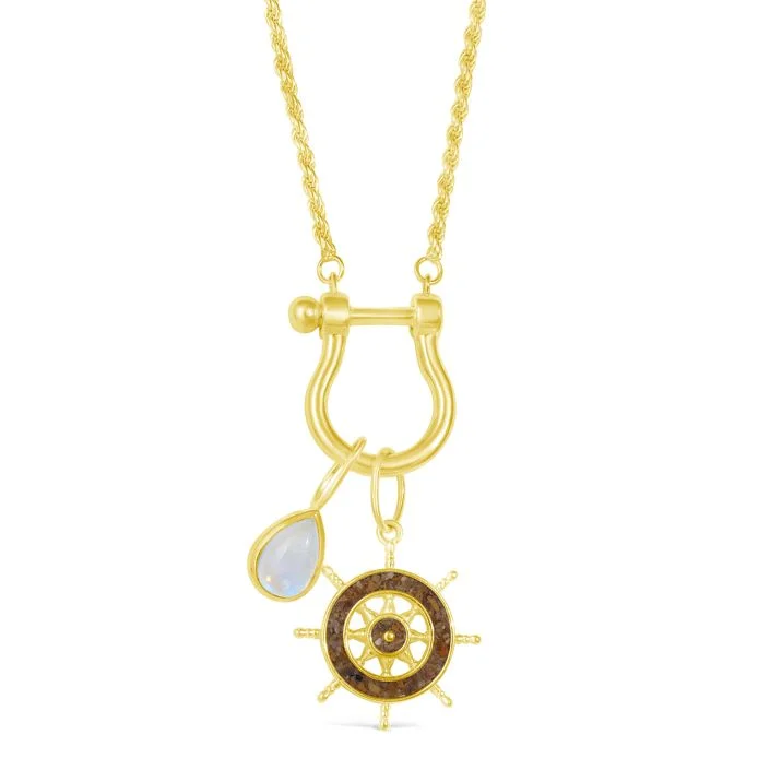 The Captain's Necklace by Captain Kate - 14k Gold Vermeil