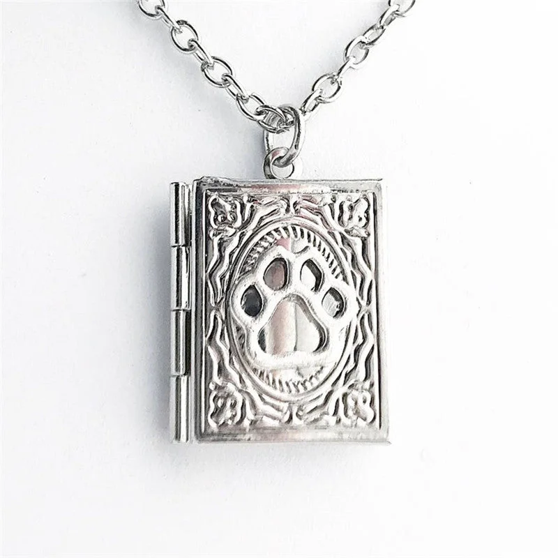 Wholesale Book Lock Photo Pendant Creative Necklace