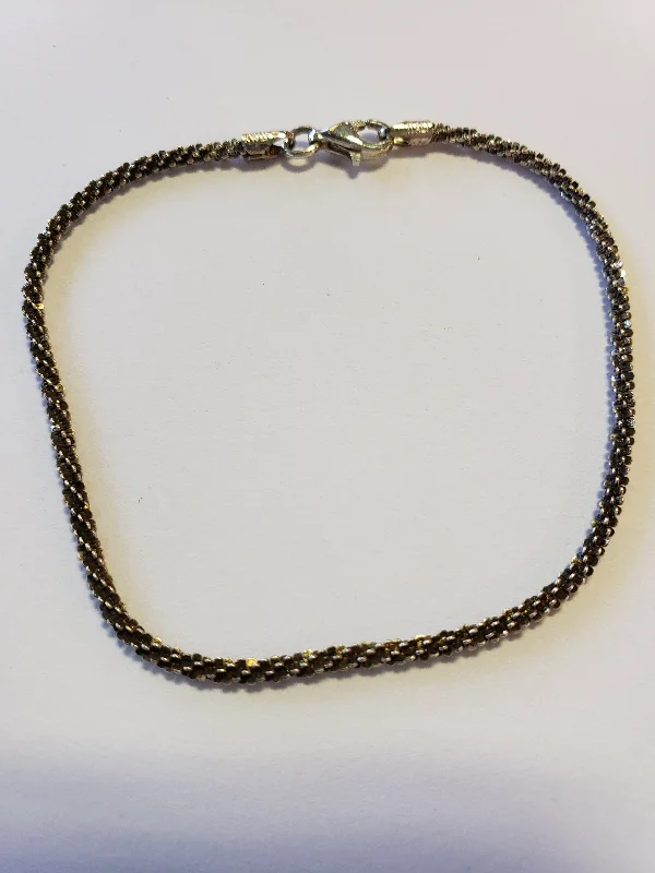 Vintage Rope Style Bracelet( ITALY) .925