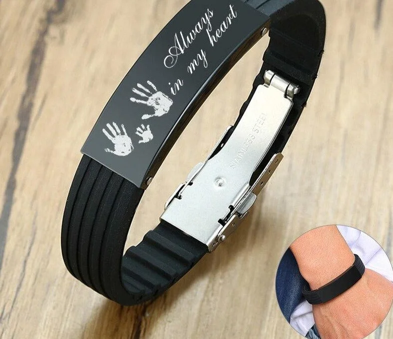 Emergency Alert ID Bracelet | Engraved ID Bracelet | Medical Alert Leather Bracelet | Men ID Bracelets | Women Id Bracelet | Kids Bracelets