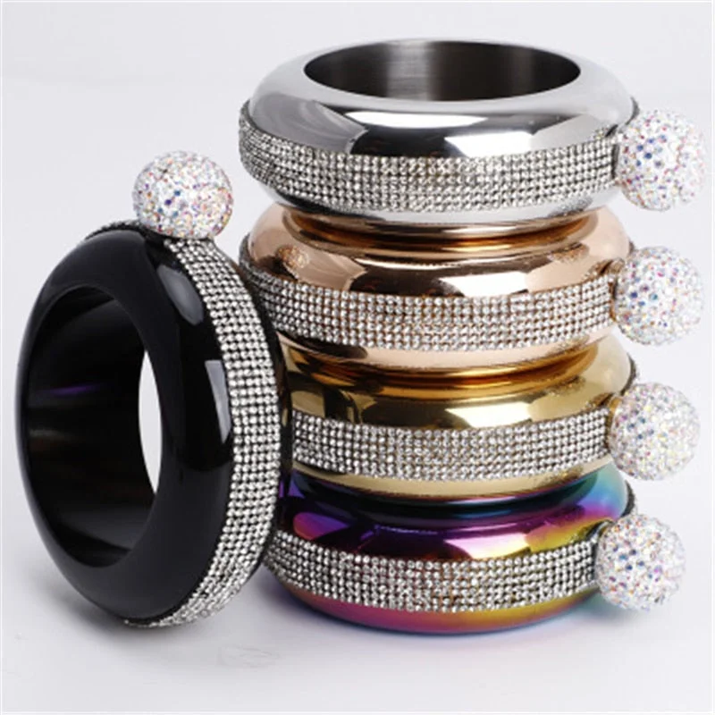 Creative Stainless Steel Bracelet Flasks Portable Wine Whisky Hip Flask Pot Flagon Drinking Bottle Kitchen Wine Pocket Container