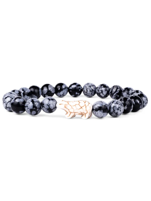 Fahlo Polar Bear Bracelet Papillae Stone