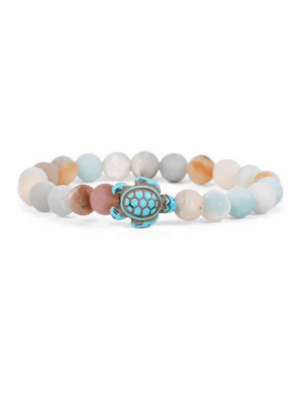 Fahlo Sea Turtle Bracelet in Sky Stone