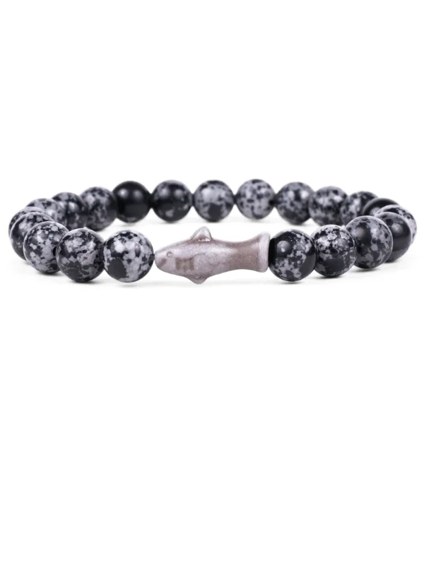 Fahlo Shark Bracelet in Ocelli Stone