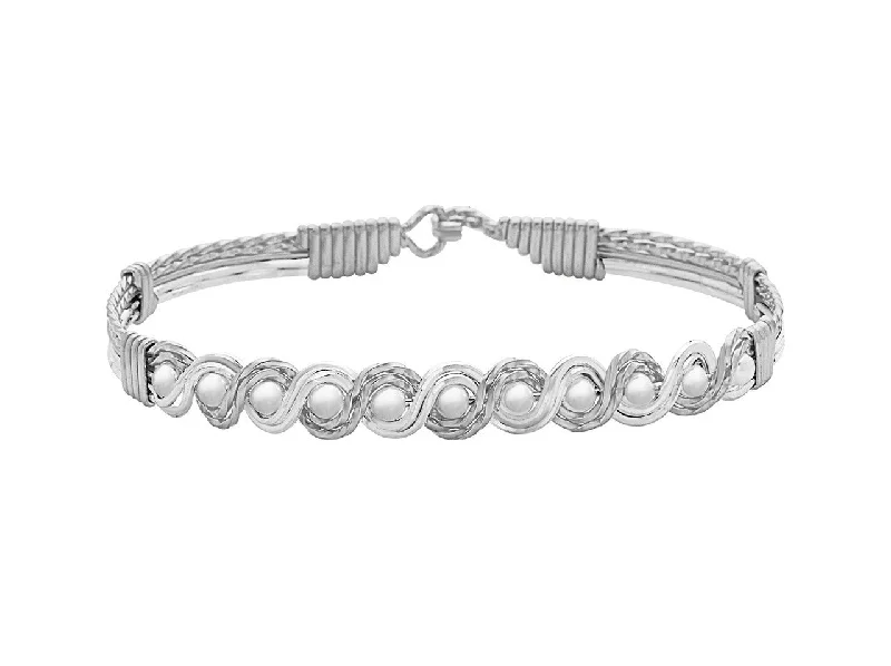 Head Over Heels Bracelet (Silver) by Ronaldo