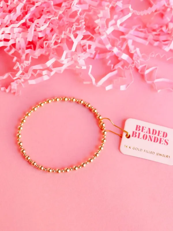 Mini Katy Gold Beaded Bracelet