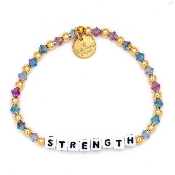 Strength- Gold Filled And Crystal Bracelet