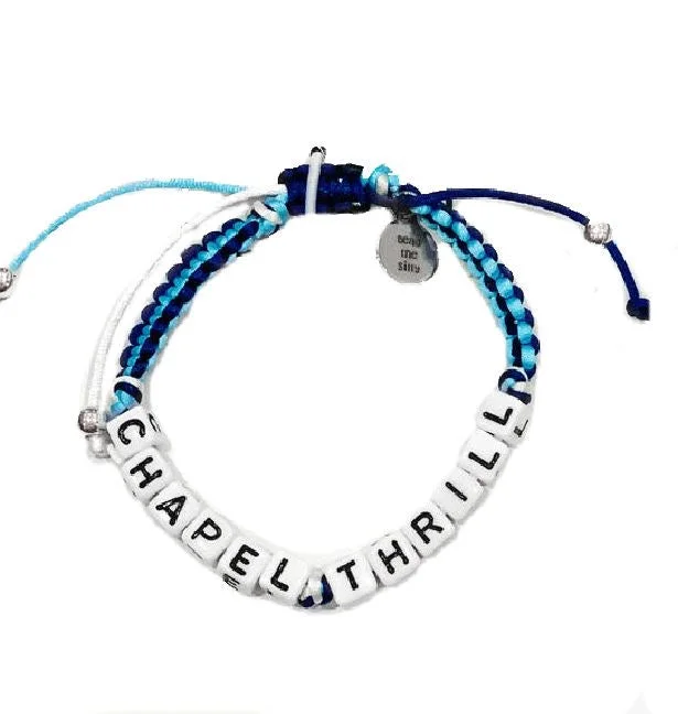 UNC Chapel Thrill Bead Bracelet Adjustable Size