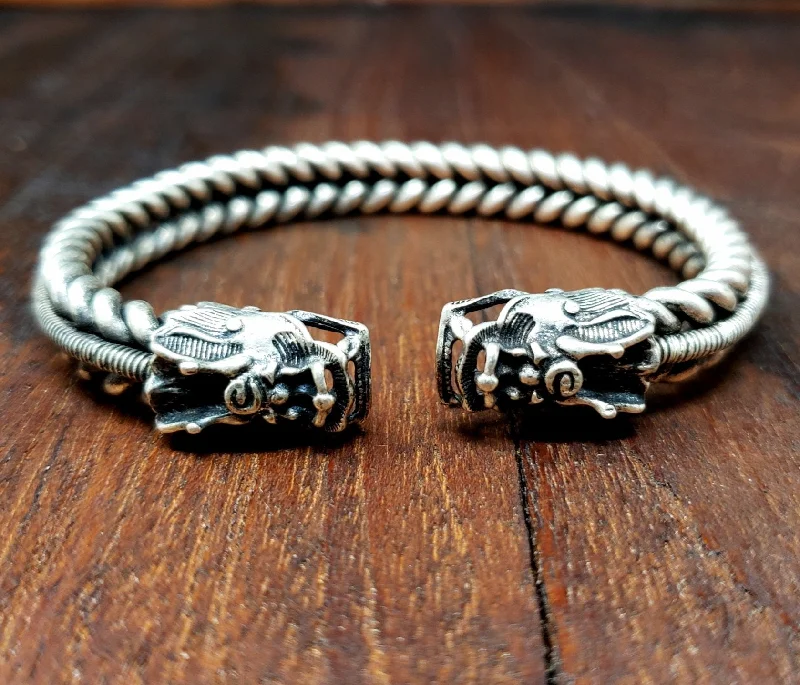 Dragon Tribal Handcrafted Hmong Bracelet