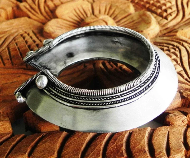 Hmong Disc Cuff Bracelet