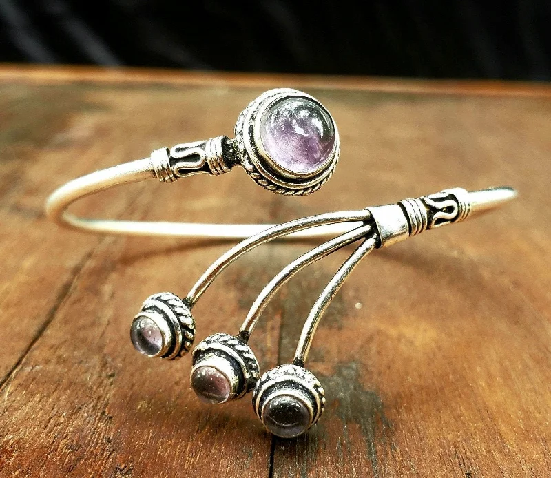 Amethyst Comet Bracelet