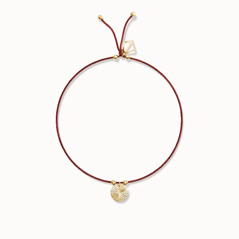 Soléa Cord Bracelet - Ruby